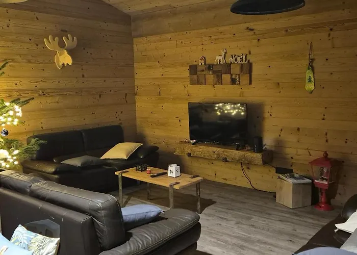 木屋 Au Calme, 7mn Des Pistes De *